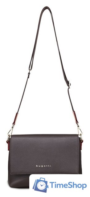 Женская сумка Bugatti Ella 49662802 (темно-коричневый) - Изображение №2 — Интернет-магазин Time-Shop