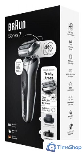 Электробритва Braun Series 7 71-S4200cs - Изображение №8 — Интернет-магазин Time-Shop