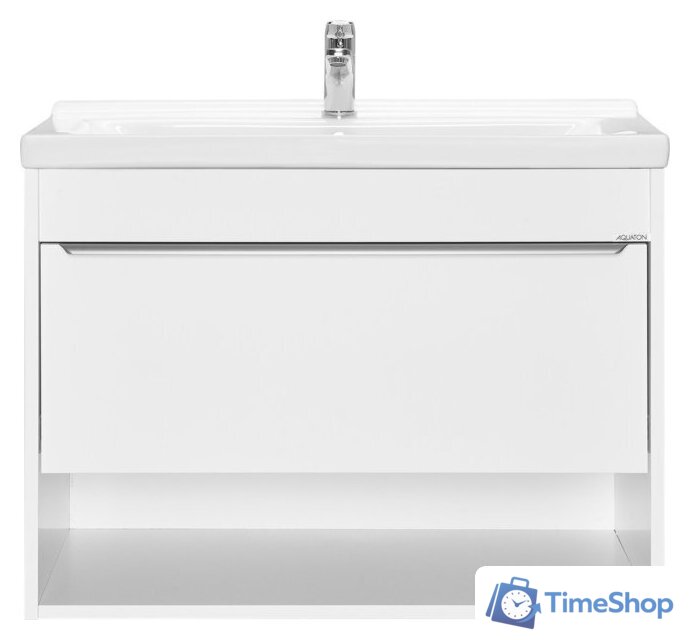  Акватон Тумба под умывальник Хоуп 80 1A287301HP2B0 (белый матовый) - Изображение №8 — Интернет-магазин Time-Shop