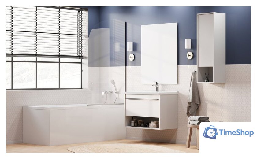  Акватон Тумба под умывальник Хоуп 80 1A287301HP2B0 (белый матовый) - Изображение №14 — Интернет-магазин Time-Shop