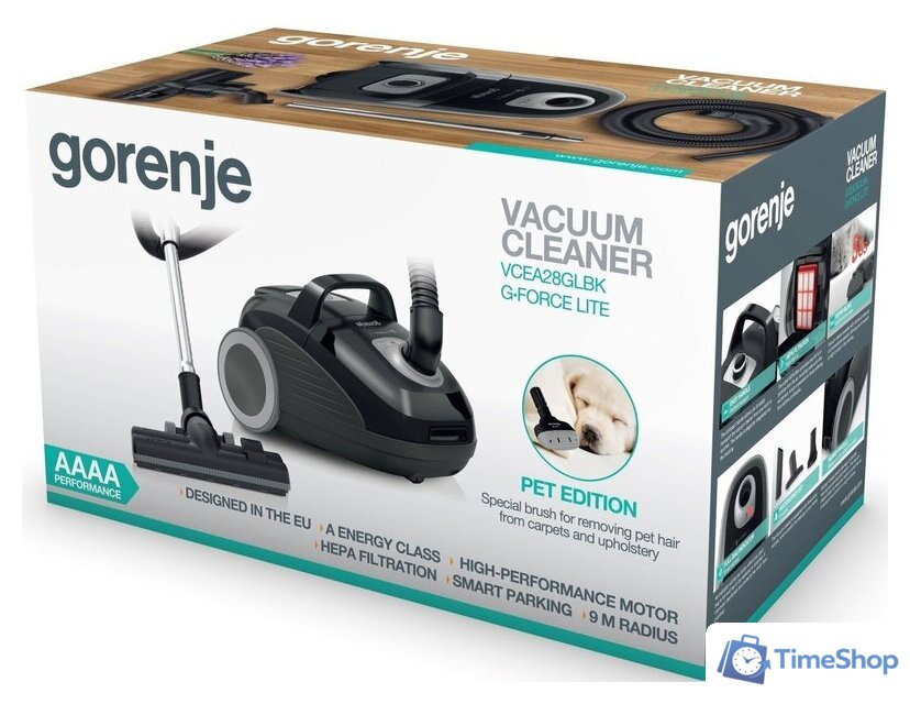 Пылесос Gorenje VCEA28GLBK - Изображение №3 — Интернет-магазин Time-Shop