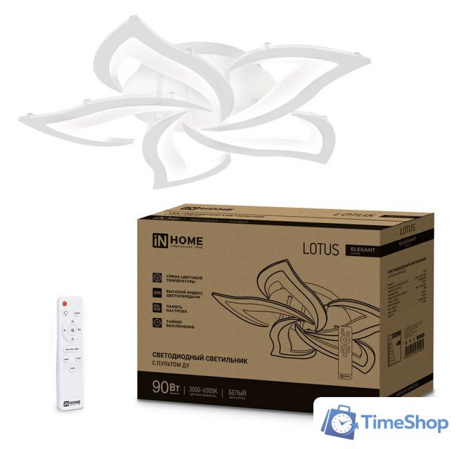 Припотолочная люстра In Home Elegant Lotus 4690612051505 - Изображение №2 — Интернет-магазин Time-Shop