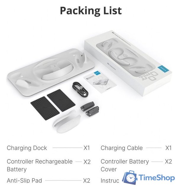 Док-станция BOBOVR D3 Charging Dock для Quest 3 - Изображение №2 — Интернет-магазин Time-Shop