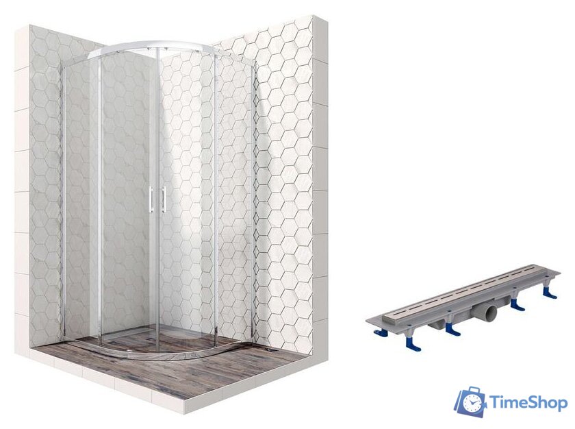 Душевой уголок Ambassador Set 14011104-ST8 - Изображение №1 — Интернет-магазин Time-Shop