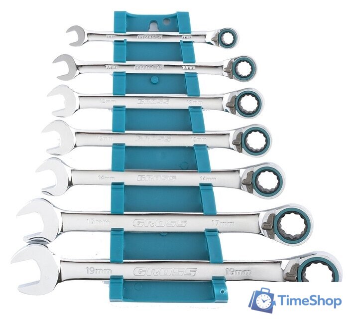 Набор ключей GROSS 14892 (7 предметов) - Изображение №2 — Интернет-магазин Time-Shop