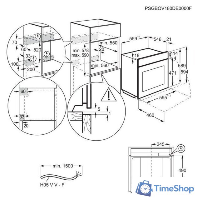 Электрический духовой шкаф Electrolux KOAAS31WT - Изображение №9 — Интернет-магазин Time-Shop