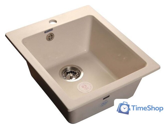 Кухонная мойка GranFest Practic GF-P505 (белый) - Изображение №1 — Интернет-магазин Time-Shop