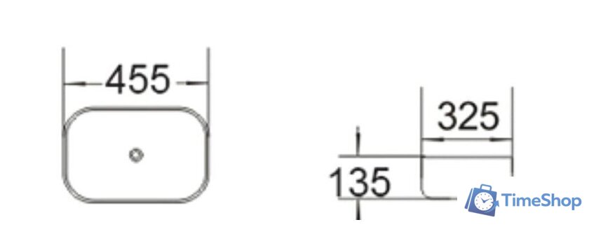 Умывальник SantiLine SL-1047 - Изображение №2 — Интернет-магазин Time-Shop