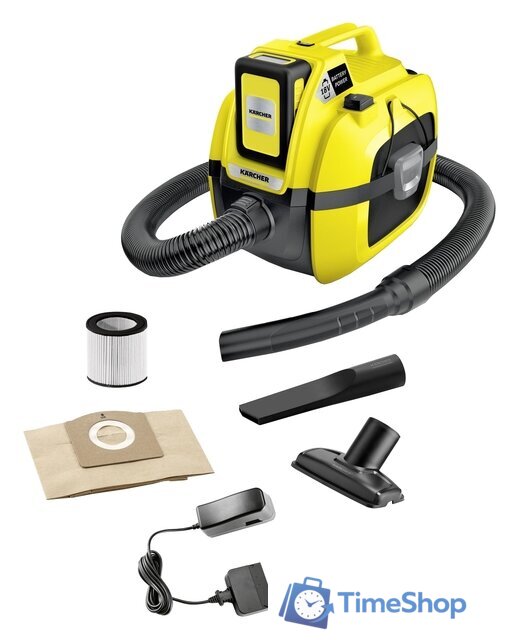 Пылесос Karcher WD 1 Compact Battery Set 1.198-301.0 - Изображение №1 — Интернет-магазин Time-Shop