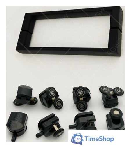 Душевая дверь RGW CL-14B 150 (черный/прозрачный) - Изображение №4 — Интернет-магазин Time-Shop