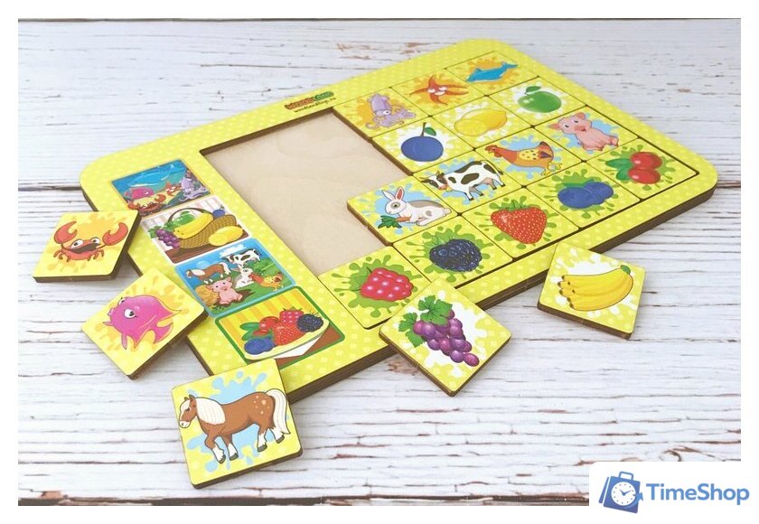 Мозаика/пазл WoodLand Toys Ассоциации 093101 - Изображение №2 — Интернет-магазин Time-Shop