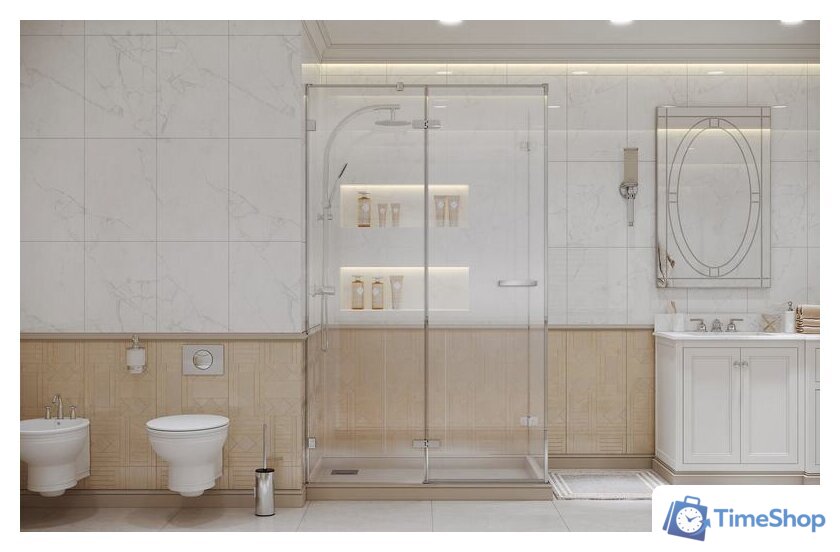 Душевой уголок Ambassador Set 10011103L-ST3 - Изображение №3 — Интернет-магазин Time-Shop