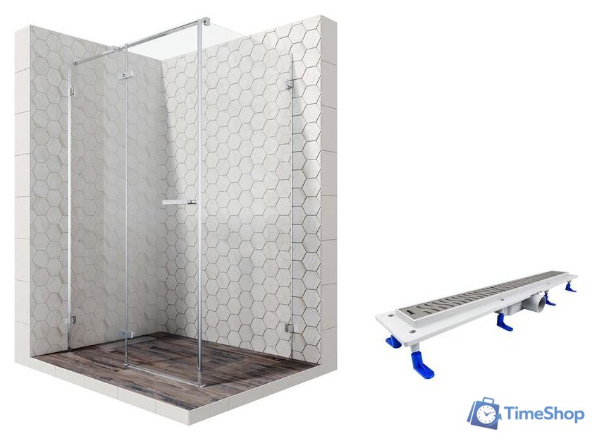 Душевой уголок Ambassador Set 10011103L-ST3 - Изображение №1 — Интернет-магазин Time-Shop