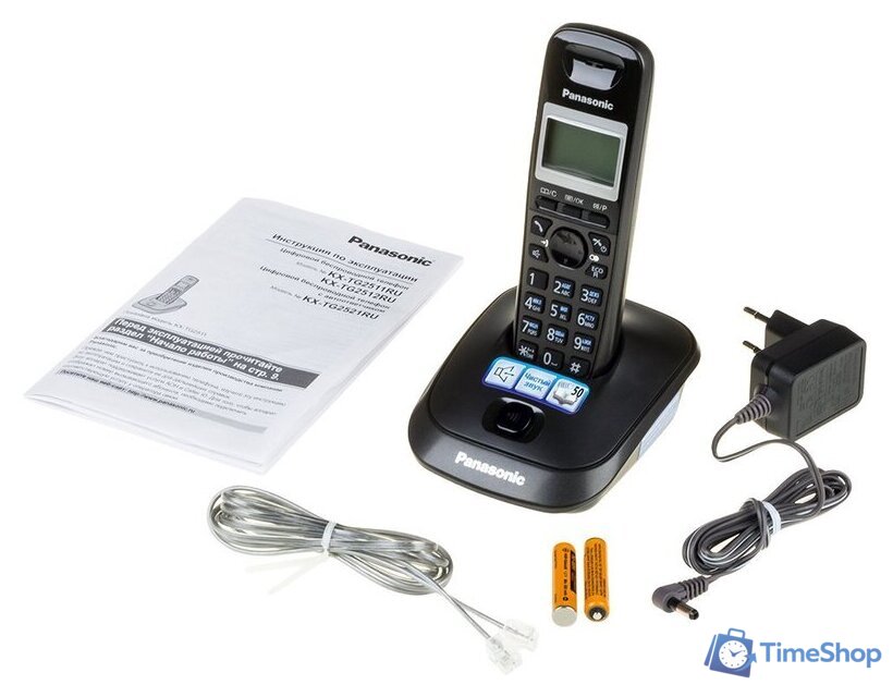 Радиотелефон Panasonic KX-TG2511UAT - Изображение №6 — Интернет-магазин Time-Shop