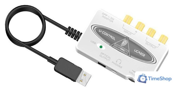 Аудиоинтерфейс Behringer U-CONTROL UCA202 - Изображение №1 — Интернет-магазин Time-Shop