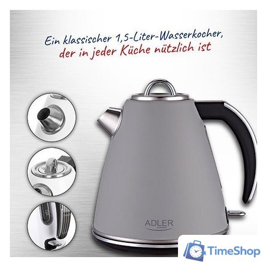 Электрический чайник Adler AD 1343G - Изображение №8 — Интернет-магазин Time-Shop