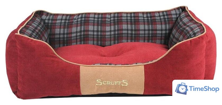 Лежак Scruffs Highland 932084 (красный) - Изображение №1 — Интернет-магазин Time-Shop