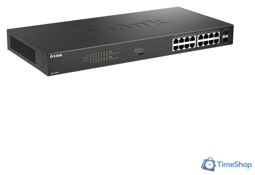 Неуправляемый коммутатор D-Link DGS-1018P/B1A - Изображение №1 — Интернет-магазин Time-Shop