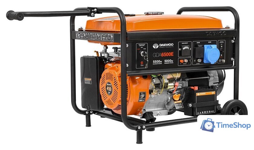 Бензиновый генератор Daewoo Power GDA 6500E - Изображение №4 — Интернет-магазин Time-Shop