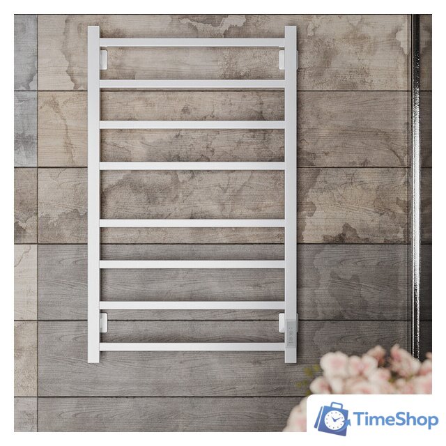 Полотенцесушитель Roxen Square BK-109SW-8T 11050-5385W (белый) - Изображение №4 — Интернет-магазин Time-Shop