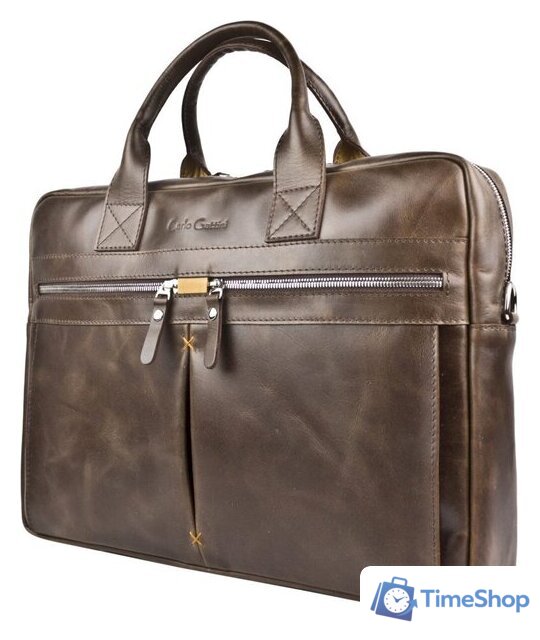 Сумка Carlo Gattini Montebello 1033-02 (темно-коричневый) - Изображение №1 — Интернет-магазин Time-Shop