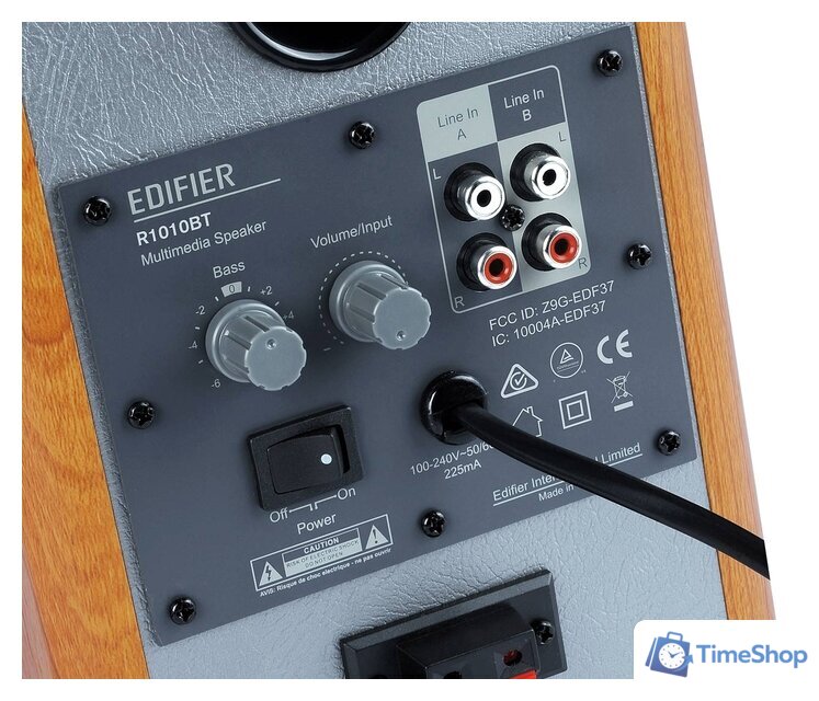 Акустика Edifier R1010BT (коричневый) - Изображение №2 — Интернет-магазин Time-Shop