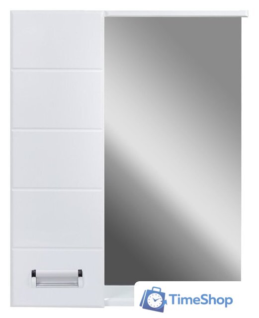  Doratiz Шкаф с зеркалом Вега 60 (правый, белый) - Изображение №4 — Интернет-магазин Time-Shop