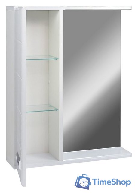  Doratiz Шкаф с зеркалом Вега 60 (правый, белый) - Изображение №5 — Интернет-магазин Time-Shop