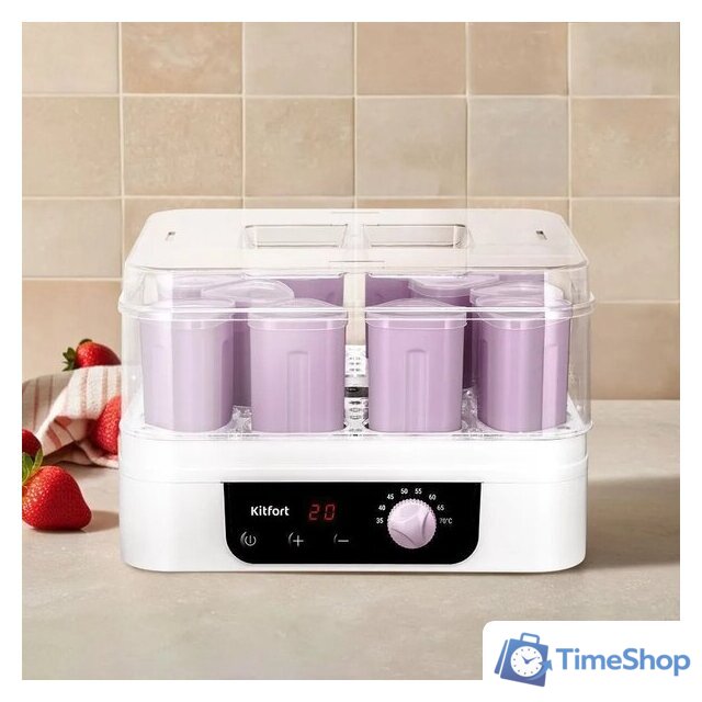 Йогуртница Kitfort KT-6396 - Изображение №2 — Интернет-магазин Time-Shop