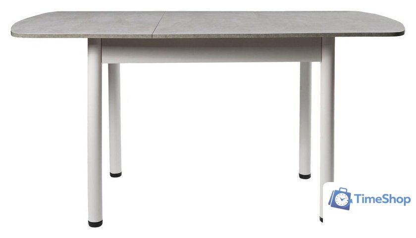 Кухонный стол ВВР ЛДСП Раздвижной (камень светлый/прямое белый) - Изображение №6 — Интернет-магазин Time-Shop