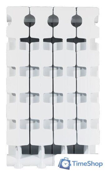 Алюминиевый радиатор Fondital Calidor Super B4 500/100 V69003406 (6 секций) - Изображение №3 — Интернет-магазин Time-Shop