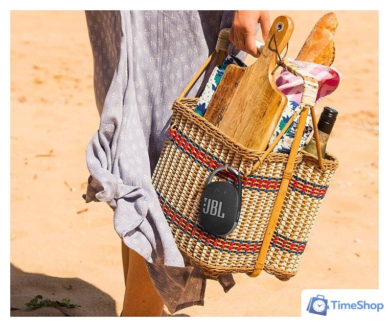 Беспроводная колонка JBL Clip 4 (черный) - Изображение №8 — Интернет-магазин Time-Shop