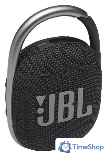 Беспроводная колонка JBL Clip 4 (черный) - Изображение №1 — Интернет-магазин Time-Shop