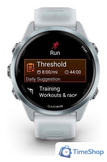 Умные часы Garmin Forerunner 570 42 мм (голубой) - Изображение №2 — Интернет-магазин Time-Shop