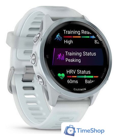 Умные часы Garmin Forerunner 570 42 мм (голубой) - Изображение №3 — Интернет-магазин Time-Shop