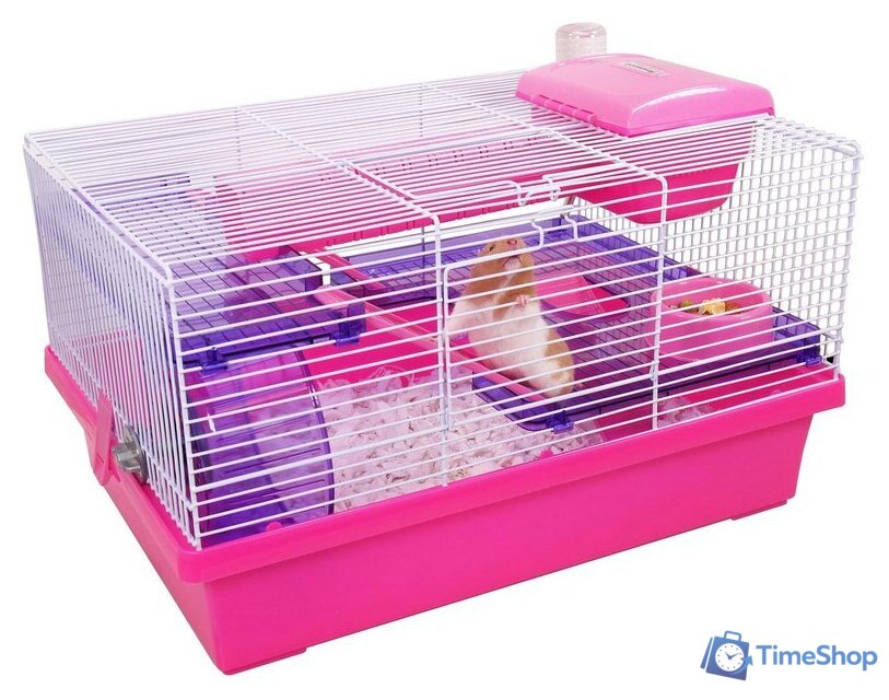 Клетка Rosewood Пико 19173/RW (розовый/фиолетовый) - Изображение №1 — Интернет-магазин Time-Shop