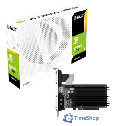 Видеокарта Palit GeForce GT 730 2GB DDR3 (NEAT7300HD46-2080H) - Изображение №4 — Интернет-магазин Time-Shop