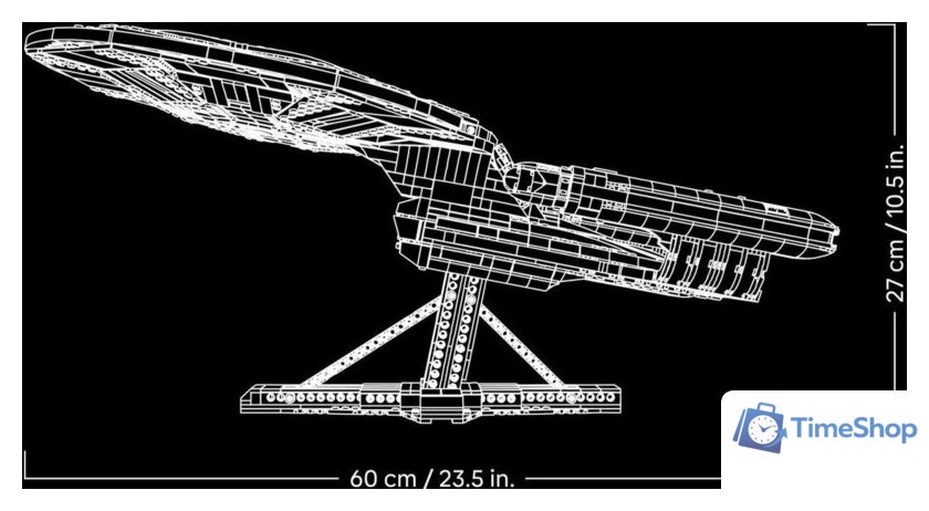 Конструктор LEGO Icons 10356 Звездный путь: USS Энтерпрайз NCC-1701-D - Изображение №10 — Интернет-магазин Time-Shop