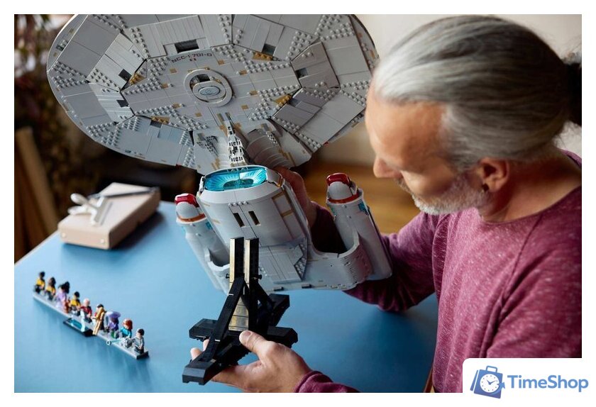 Конструктор LEGO Icons 10356 Звездный путь: USS Энтерпрайз NCC-1701-D - Изображение №15 — Интернет-магазин Time-Shop