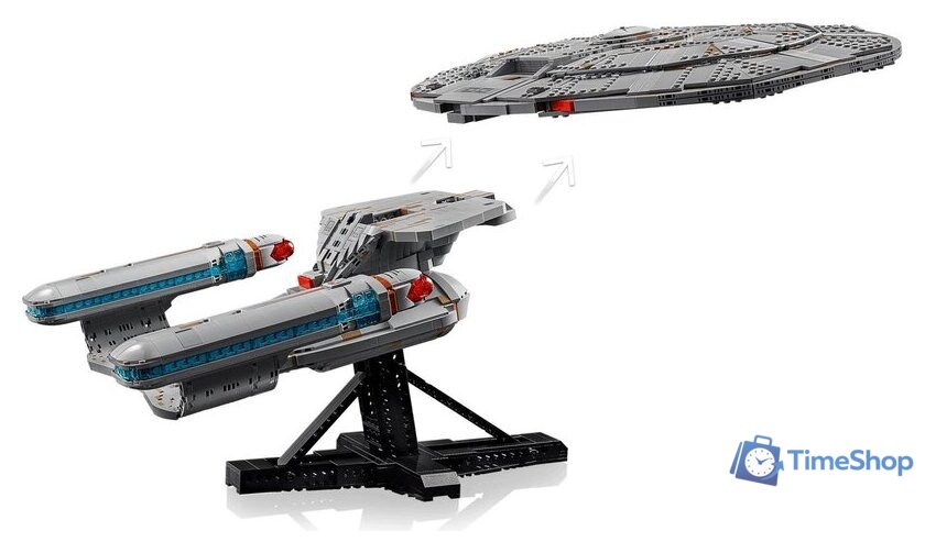 Конструктор LEGO Icons 10356 Звездный путь: USS Энтерпрайз NCC-1701-D - Изображение №7 — Интернет-магазин Time-Shop