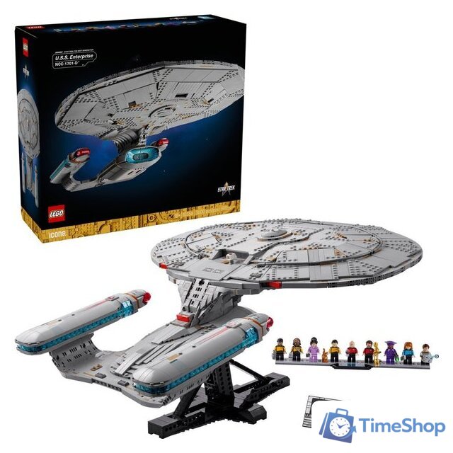 Конструктор LEGO Icons 10356 Звездный путь: USS Энтерпрайз NCC-1701-D - Изображение №1 — Интернет-магазин Time-Shop