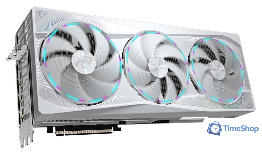 Видеокарта Gigabyte Aorus GeForce RTX 5090 Stealth Ice 32G GV-N5090AORUSST ICE-32GD - Изображение №3 — Интернет-магазин Time-Shop