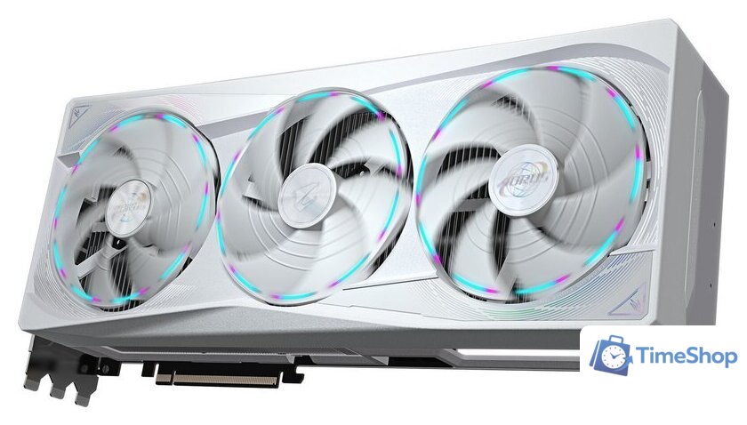 Видеокарта Gigabyte Aorus GeForce RTX 5090 Stealth Ice 32G GV-N5090AORUSST ICE-32GD - Изображение №4 — Интернет-магазин Time-Shop