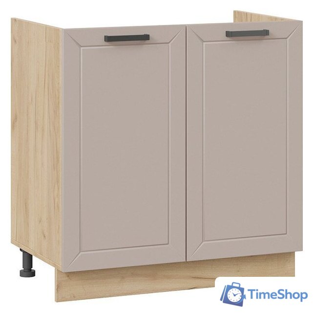 Шкаф напольный Трия Лорас 1Н8М (дуб крафт золотой/холст латте) - Изображение №1 — Интернет-магазин Time-Shop