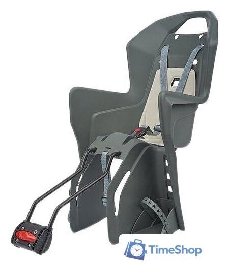 Детское велокресло Polisport Koolah 29 Charcoal Grey/Cream - Изображение №1 — Интернет-магазин Time-Shop