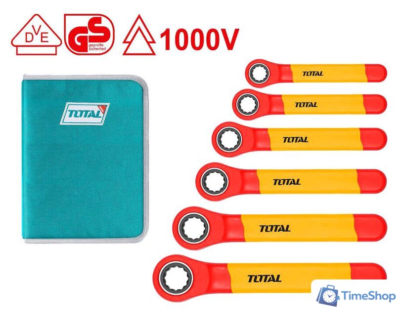 Набор ключей Total THKISPA0603 (6 предметов) - Изображение №2 — Интернет-магазин Time-Shop