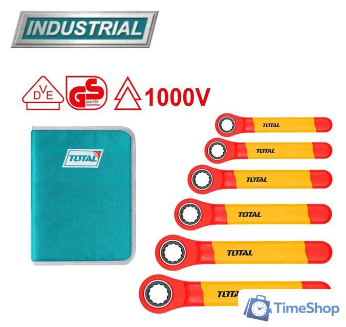 Набор ключей Total THKISPA0603 (6 предметов) - Изображение №1 — Интернет-магазин Time-Shop