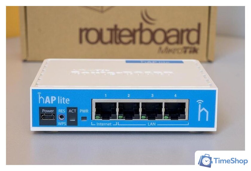 Wi-Fi роутер Mikrotik hAP lite (RB941-2nD) - Изображение №2 — Интернет-магазин Time-Shop