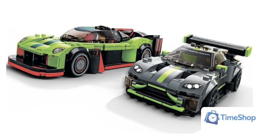 Конструктор LEGO Speed Champions 76910 Aston Martin Valkyrie AMR Pro+Vantage GT3 - Изображение №2 — Интернет-магазин Time-Shop