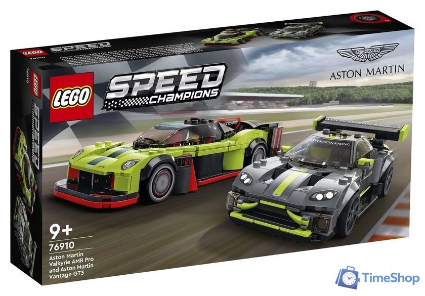 Конструктор LEGO Speed Champions 76910 Aston Martin Valkyrie AMR Pro+Vantage GT3 - Изображение №1 — Интернет-магазин Time-Shop
